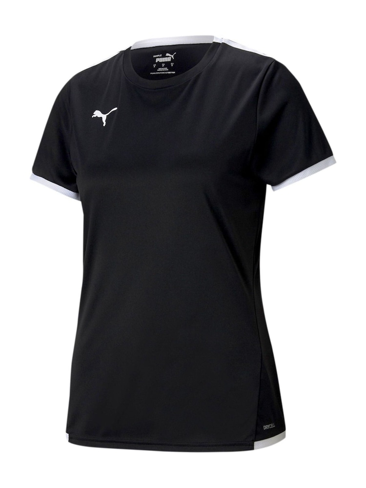 Puma Black Womens teamLIGA Football Jersey Top - Image 1 of 2