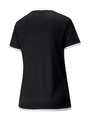 Puma Black Womens teamLIGA Football Jersey Top - Image 2 of 2