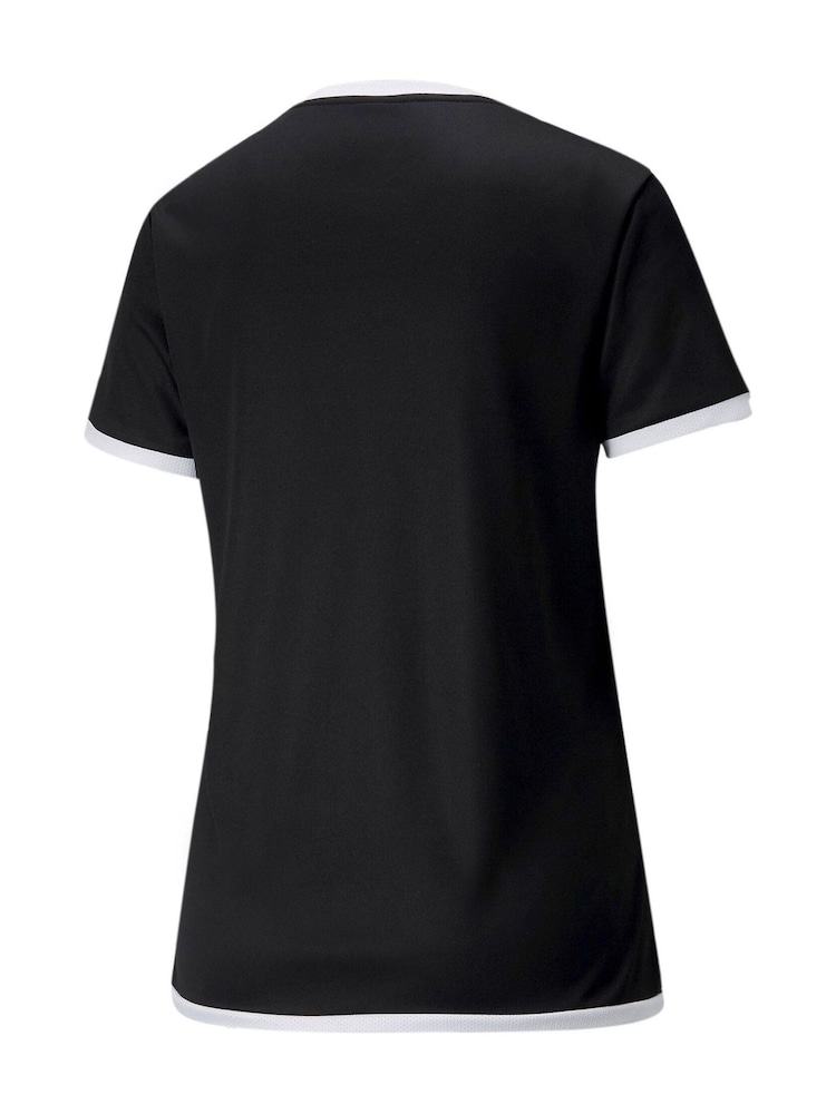Puma Black Womens teamLIGA Football Jersey Top - Image 2 of 2
