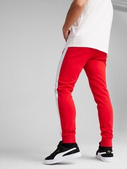 Puma Red Mens Scuderia Ferrari Race Iconic T7 Motorsport Trousers - Image 2 of 6