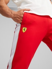 Puma Red Mens Scuderia Ferrari Race Iconic T7 Motorsport Trousers - Image 5 of 6
