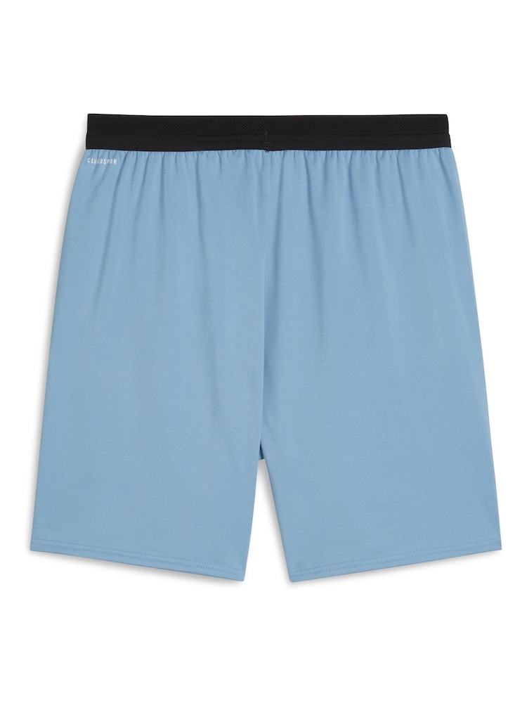 Puma Blue Cloudspun Knit Mens Training Shorts - Image 6 of 6