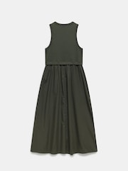 Mint Velvet Natural Jersey Cargo Midi Dress - Image 4 of 4