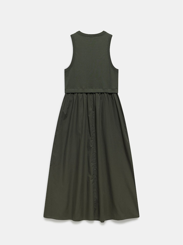 Mint Velvet Natural Jersey Cargo Midi Dress - Image 4 of 4