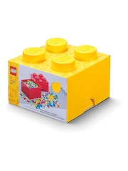 صندوق تخزين قابل للتكديس بتصميم مكعب LEGO 4 - صورة 1 من 3