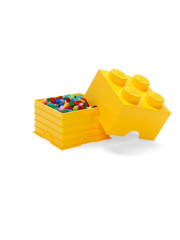 صندوق تخزين قابل للتكديس بتصميم مكعب LEGO 4 - صورة 2 من 3