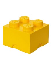 LEGO Yellow Storage Brick 4 Scaled Up Stackable Storage Box - Image 1 of 3