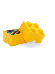 LEGO Yellow Storage Brick 4 Scaled Up Stackable Storage Box - Image 2 of 3