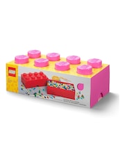 LEGO Pink Storage Brick 8 Scaled Up Stackable Storage Box - Image 1 of 1