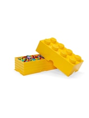 LEGO Yellow Storage Brick 8 Scaled Up Stackable Storage Box - Image 2 of 3