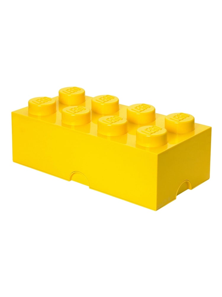 LEGO Yellow Storage Brick 8 Scaled Up Stackable Storage Box - Image 3 of 3