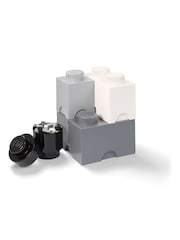 حزمة من 4 علب تخزين بتصميم مكعب Lego - صورة 2 من 2