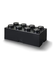 LEGO Black Storage Brick 8 Scaled Up Stackable Storage Box - Image 2 of 2