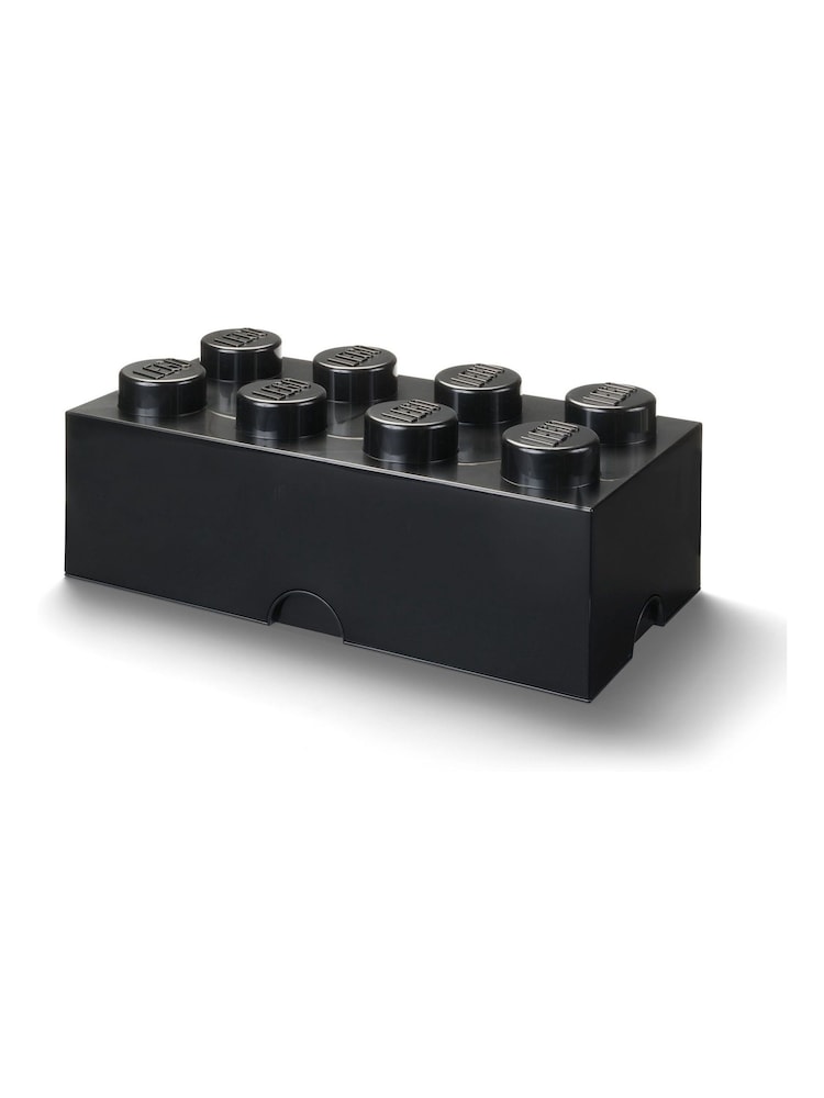 LEGO Black Storage Brick 8 Scaled Up Stackable Storage Box - Image 2 of 2