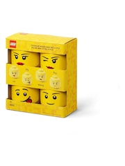 LEGO Yellow Storage Head Mini 4 Piece Set - Image 1 of 4
