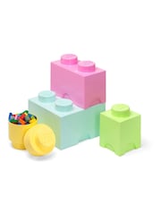 حزمة من 4 علب تخزين بتصميم مكعب Lego - صورة 2 من 3