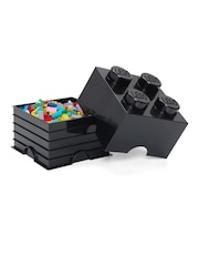 صندوق تخزين قابل للتكديس بتصميم مكعب LEGO 4 - صورة 2 من 4