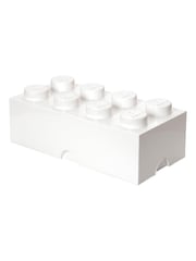 LEGO White Storage Brick 8 Scaled Up Stackable Storage Box - Image 2 of 3