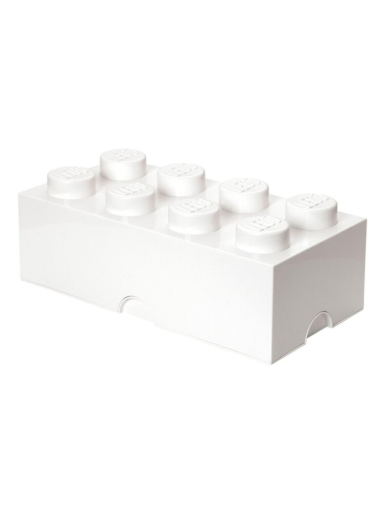 LEGO White Storage Brick 8 Scaled Up Stackable Storage Box - Image 2 of 3
