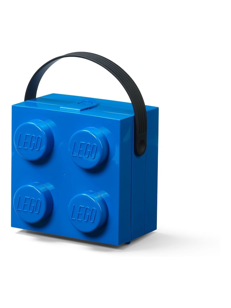LEGO Blue Lunch Box with Handle Portable Storage Box - Image 2 of 2