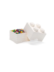 صندوق تخزين قابل للتكديس بتصميم مكعب LEGO 4 - صورة 2 من 3