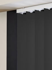 Black Ram Blackout Made to Measure Vertical Blinds - Image 1 of 3