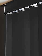 Black Ram Blackout Made to Measure Vertical Blinds - Image 2 of 3