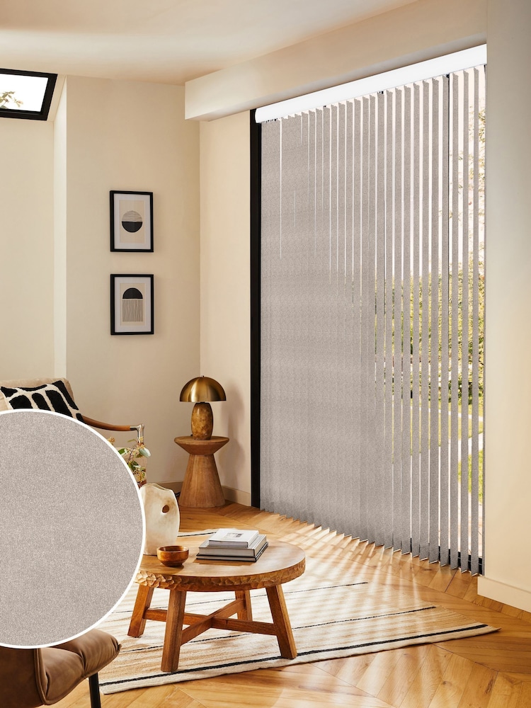 Natural Vog Made to Measure Vertical Blinds - Image 1 of 8