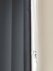Grey Ram Blackout Made to Measure Vertical Blinds - Image 5 of 8