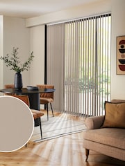 Natural Ram Blackout Made to Measure Vertical Blind - Image 1 of 8