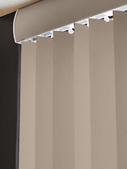 Natural Ram Blackout Made to Measure Vertical Blind - Image 4 of 8