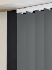 Grey Ram Blackout Made to Measure Vertical Blind - Image 3 of 8