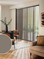 Natural Krug Made to Measure Vertical Blind - Image 1 of 8