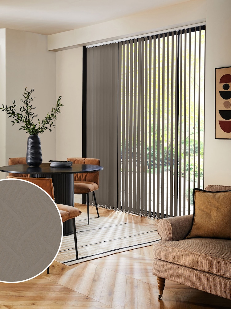 Natural Krug Made to Measure Vertical Blind - Image 1 of 8