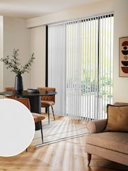 White Ram Blackout Made to Measure Vertical Blind - Image 1 of 8