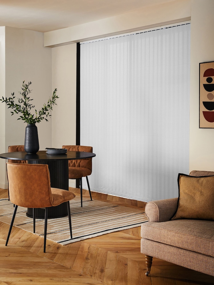White Ram Blackout Made to Measure Vertical Blind - Image 2 of 8
