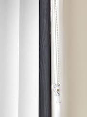 White Ram Blackout Made to Measure Vertical Blind - Image 5 of 8