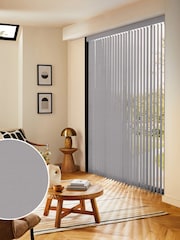 Grey Bel Blackout Made to Measure Vertical Blind - Image 1 of 8