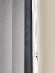 Grey Bel Blackout Made to Measure Vertical Blind - Image 5 of 8
