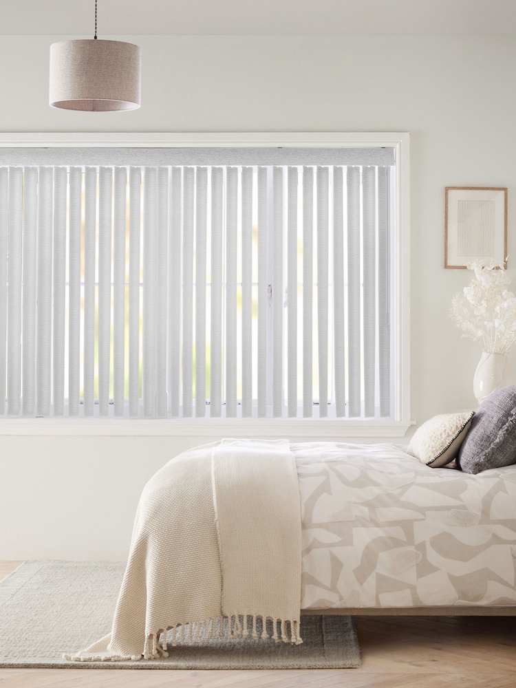 Grey Sether Blackout Made to Measure Vertical Blind - Image 1 of 6
