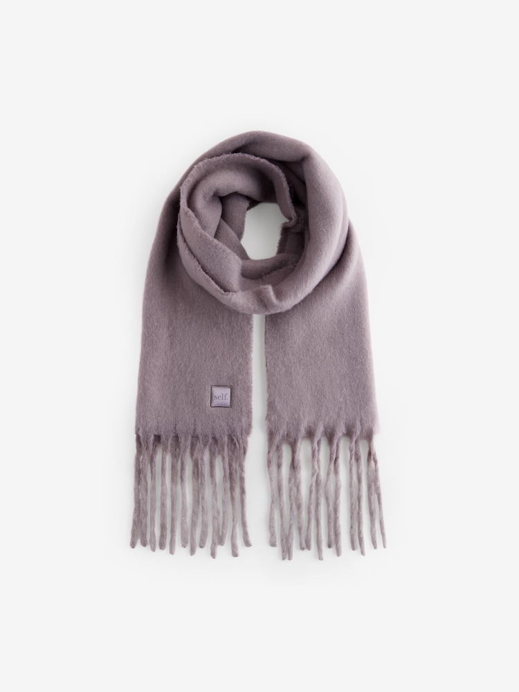 Buy Mauve Purple Heavyweight Blanket Scarf from Next Kuwait