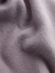 Self. Mauve Purple Heavyweight Blanket Scarf - Image 6 of 6