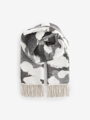 Black/White Midweight Scarf - Image 1 of 7