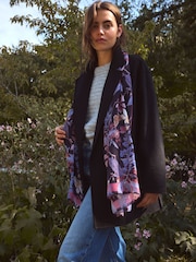 Navy Butterfly Kew Collection Lightweight Scarf - Image 1 of 8