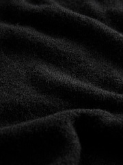 Black Poncho Jumper With Attached Scarf - Image 8 of 8