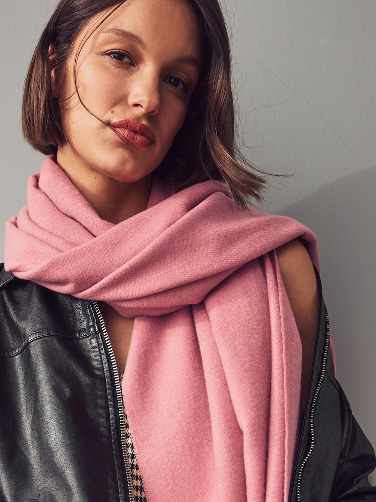 Pink Super Soft Midweight Scarf - Image 2 of 4