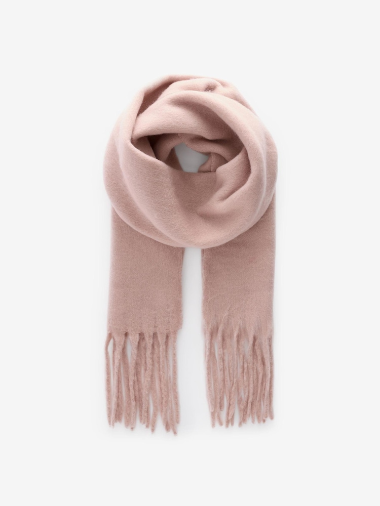 vieux rose - Écharpe couverture épaisse - Image 6 of 8