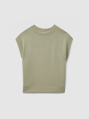 Reiss Sage Joanna Modal Blend Co-Ord Sweat Top - Image 2 of 6