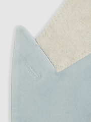 Reiss Ice Blue Apsara Velvet Single Breasted Blazer - Image 7 of 7