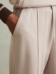 Reiss Stone Alexi Drawstring Straight Leg Jersey Joggers - Image 4 of 6